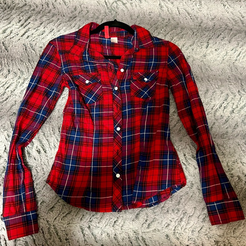 🌟Divided by H&M Plaid Flannel Shirt🌟